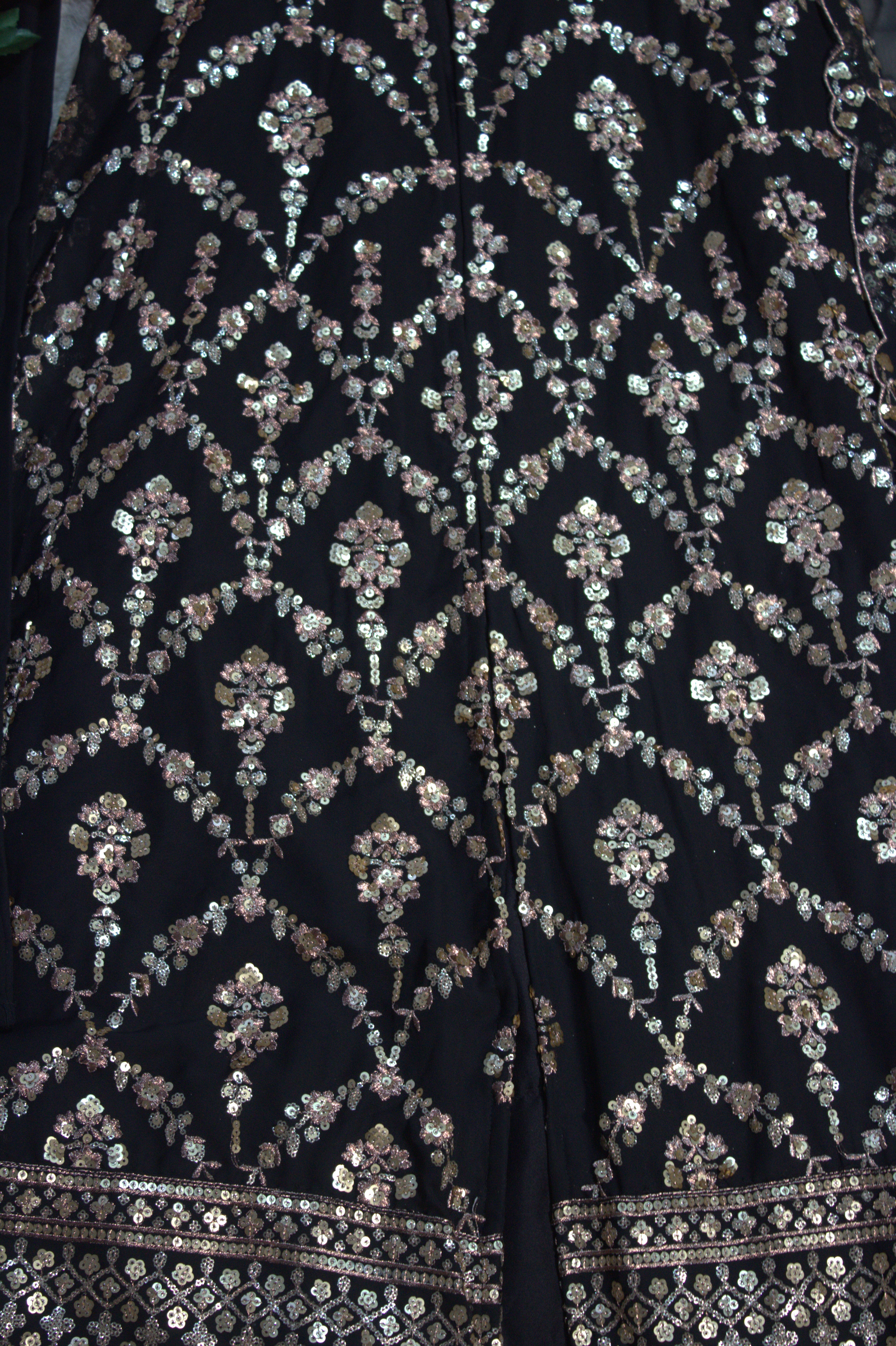 Barkha's Black Colored Anarkali Suit Set