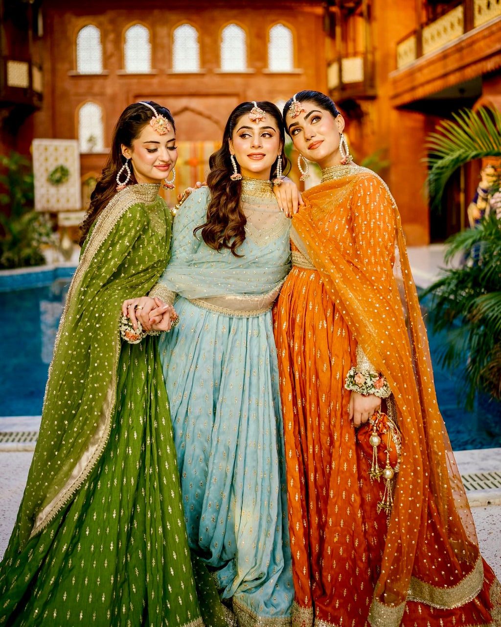 Elegant Chinon Silk Embroidered Anarkali Pant Set – Fully Stitched & Ready to Wear - ETHNICDEAL