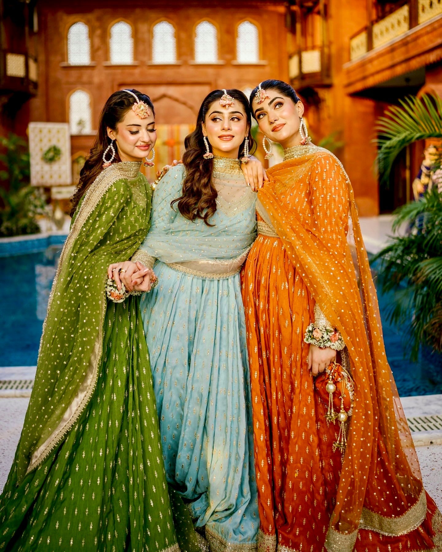 Elegant Chinon Silk Embroidered Anarkali Pant Set – Fully Stitched & Ready to Wear - ETHNICDEAL