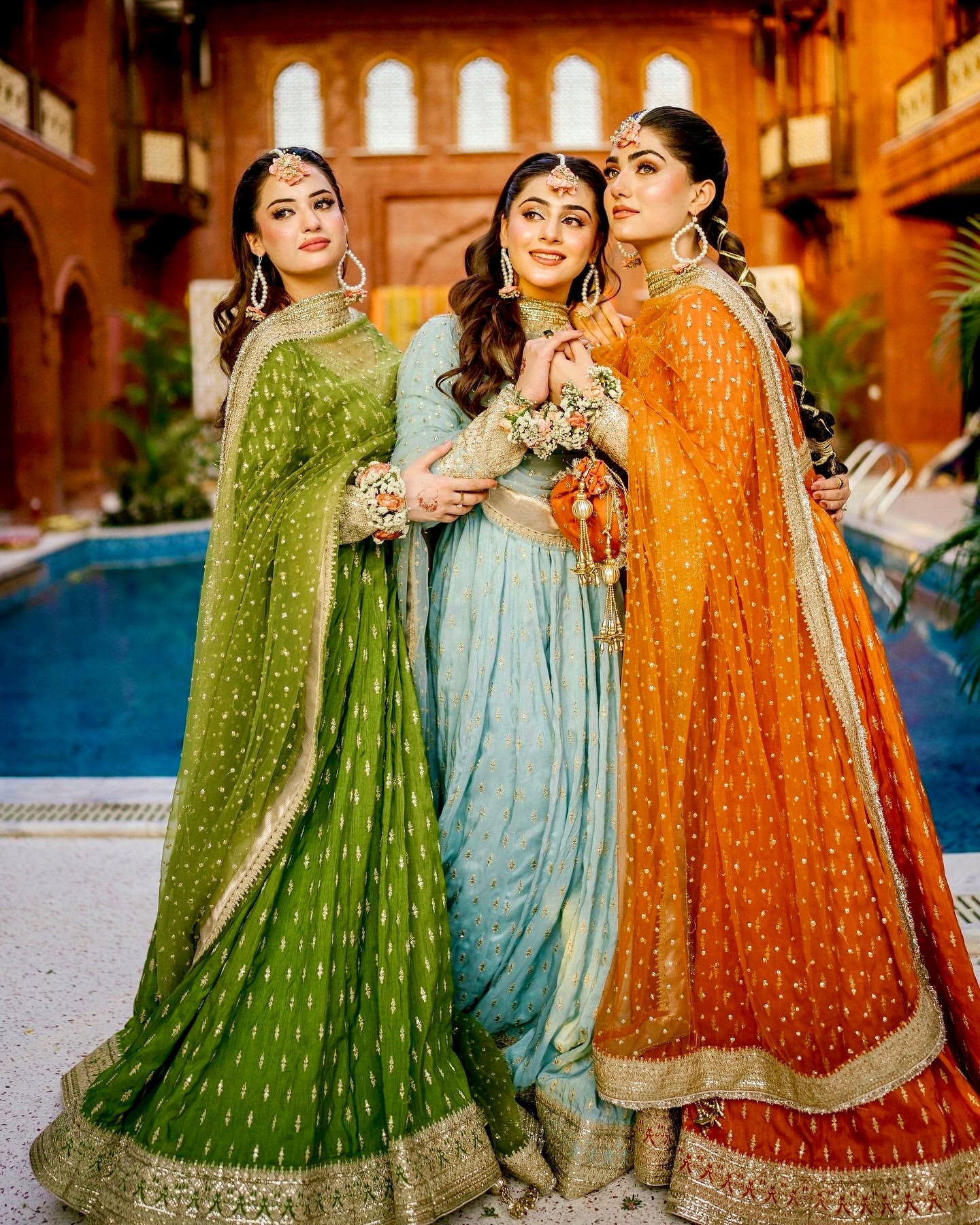 Elegant Chinon Silk Embroidered Anarkali Pant Set – Fully Stitched & Ready to Wear - ETHNICDEAL