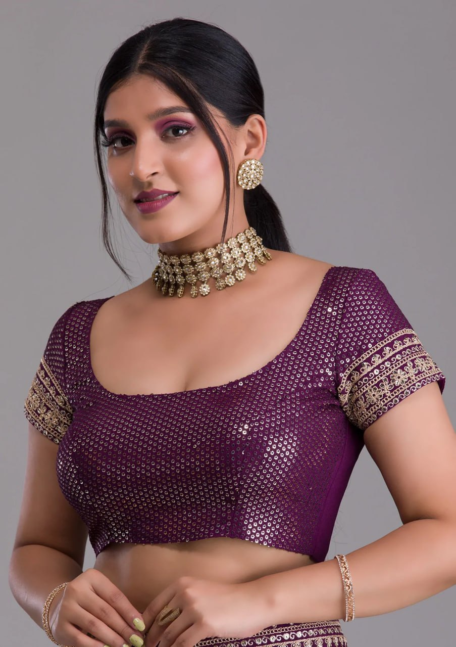 Luxurious Wine Kasturi Silk Saree With Intricate Embroidery - ETHNICDEAL