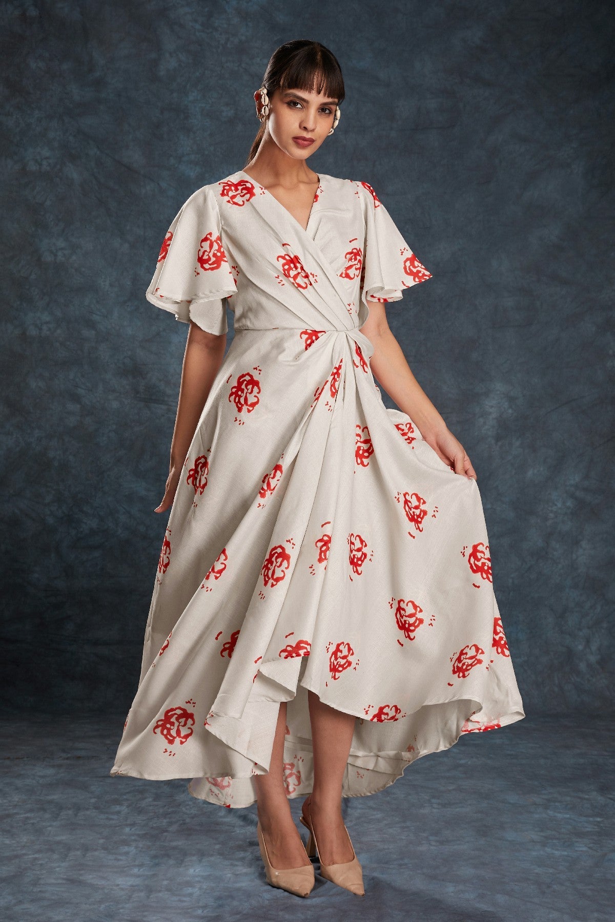 Cream Printed Linen Co-Ord Set – Effortless Elegance - ETHNICDEAL